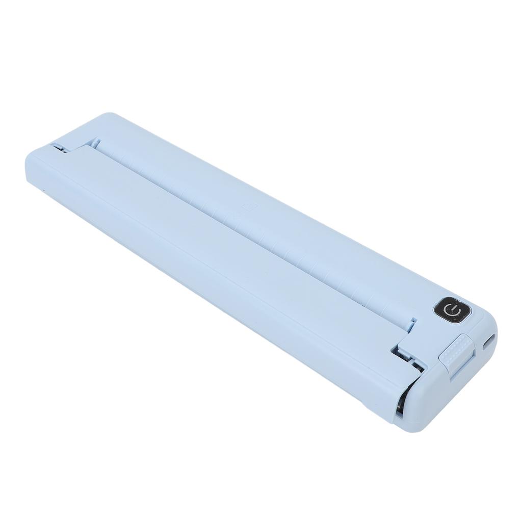 Portable Wireless Printer Bluetooth A4 Thermal Inkless Printer for Photo Label Receipt Study Notes Home Travel School Office