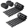 7 TON Traction Boards with TPR Material, Recovery Boards for Off-road Vehicles/Cars/Pickups/SUVs/RVs, Pair Tire Traction Mats On Snow, Sand