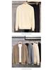 Men's Spring & Autumn Double Zipper Cardigan: Trendy Solid Color Knitwear Sweater