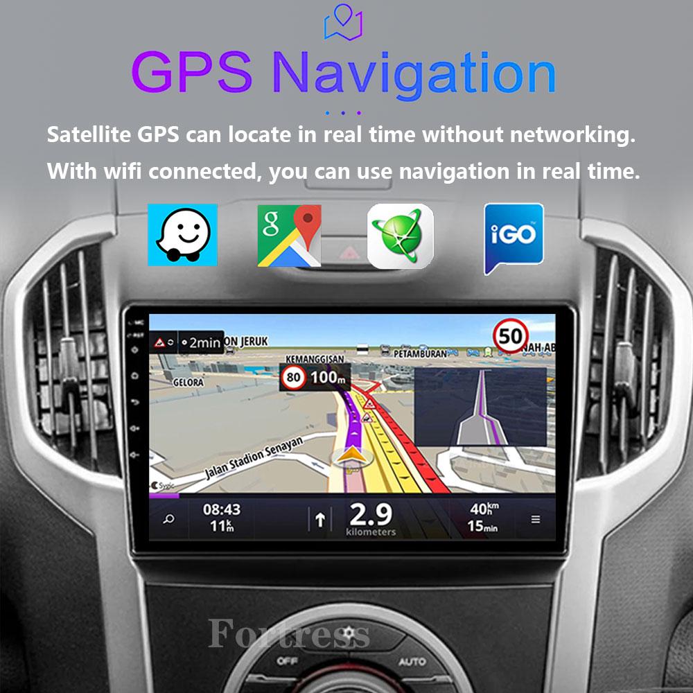 2 Din Android 14 Car Radio For Chevrolet TrailBlazer 2 2012-2016 For Isuzu D-MAX 2 2012-2018 Multimedia Player Wireless Carplay