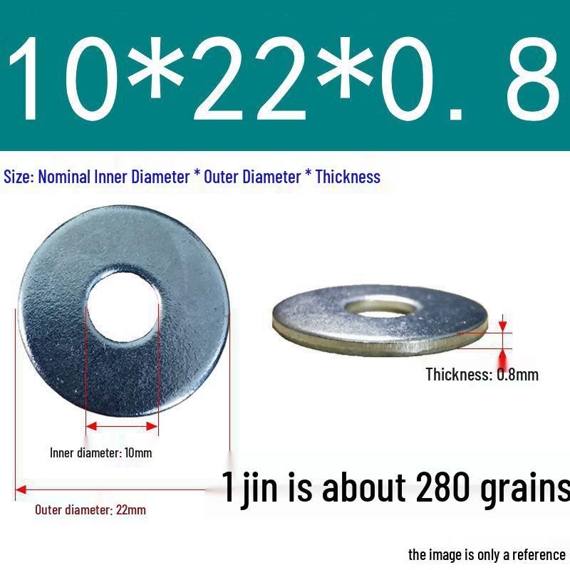 Galvanized Oversized Metal Washers M3-M60