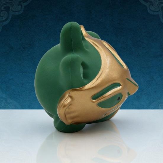 Cartoon Figure Slow-Rising Squeeze Toy Soft PU Fidget for Stress Relief Cute Cultural Relic-Inspired Decompression Gadget for Kids