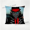 Black Flug Slys Hat Villainous Laser Pillow Case Ultra Soft Skin Friendly Fabric Cloud Like Comfort  Concealed Zipper