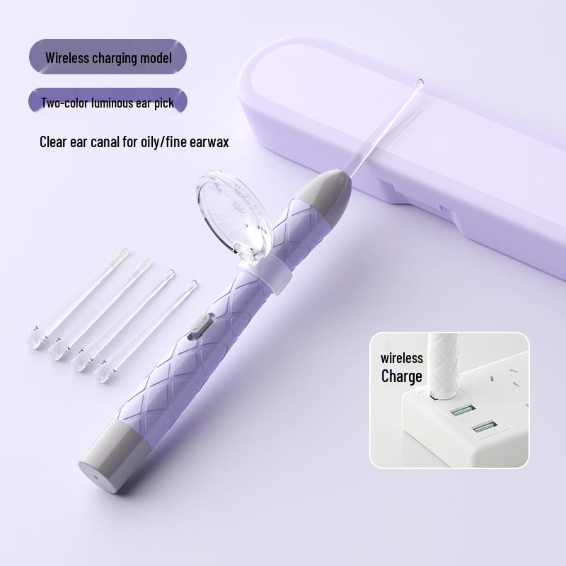 Baby Earwax Removal Tool: Soft-Headed Ear Pick with Light for Infants and Toddlers