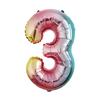 40 Inch  Gradient  Number 0-9 Foil Digital Balloons For Birthday Party