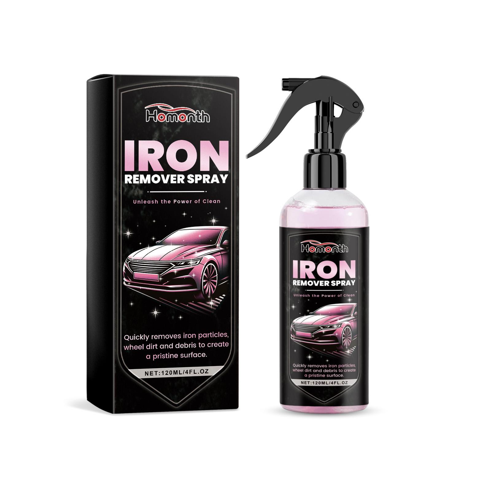 

Homonth Car Iron Rust Remover, Car Rust Removal, Cleaning and Stain Removal, Polishing and Renovation, Multi-Purpose Car Maintenance Cleaner 120ml