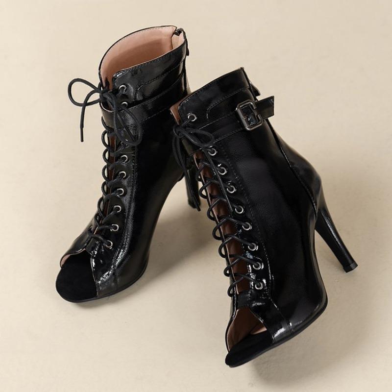 Women's 2026 Fashion Designer Party Ankle Boots Women's Sexy Stilettos High Heels Sandals Women Banquet Latin Dance Heels Shoes