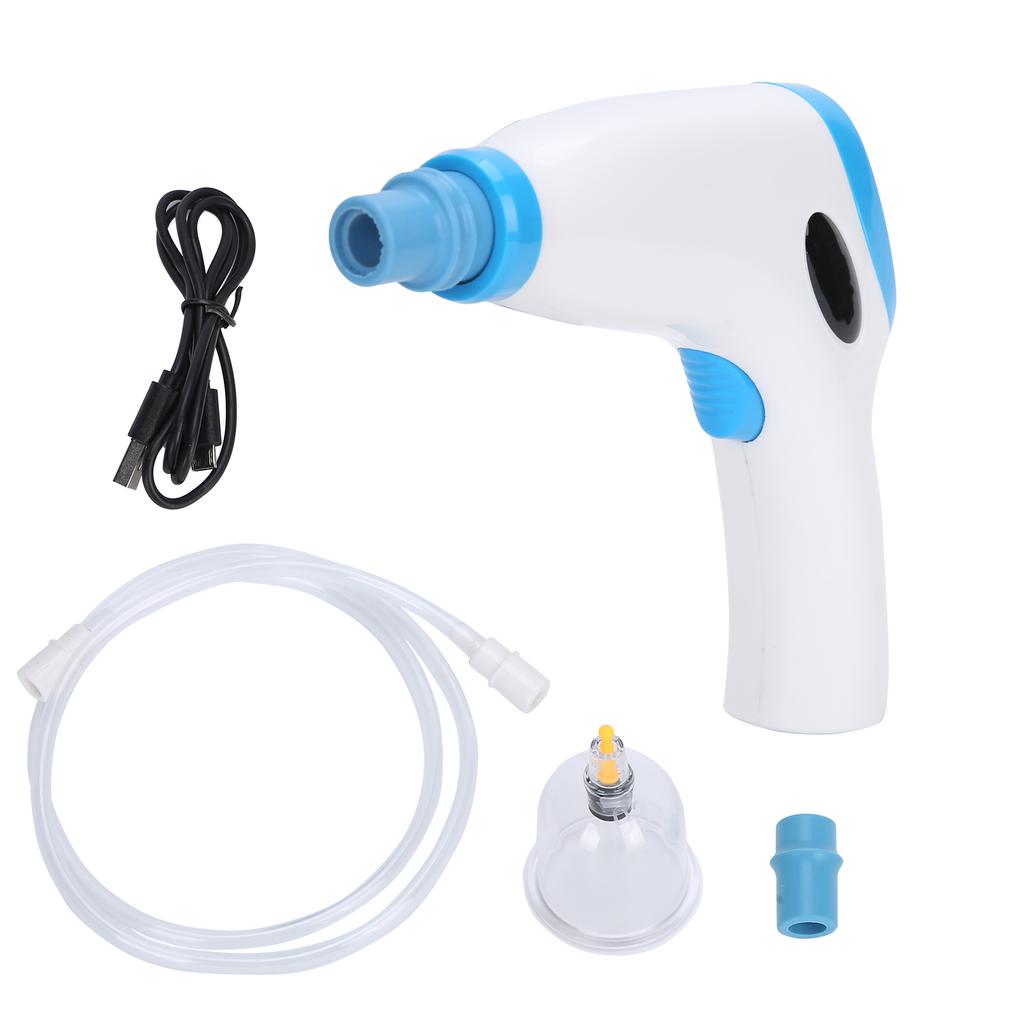 Elektrisches Vakuum-Saug-Schröpf-Set, Lymphdrainage, Schmerzlinderung, Massage-Schröpfset, Gesundheitspflege
