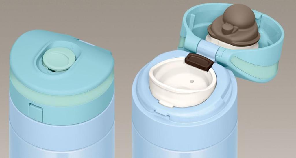 Thermos Vacuum Insulated Portable Mug [One-Touch Open Type] 0.45L Blue JNS-450 BL