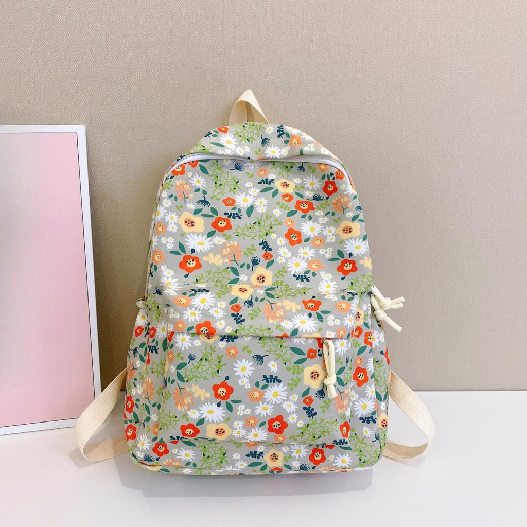 Backpack Fresh Sweet and Casual Versatile Backpack High-value Fashion Large-capacity Student Schoolbag