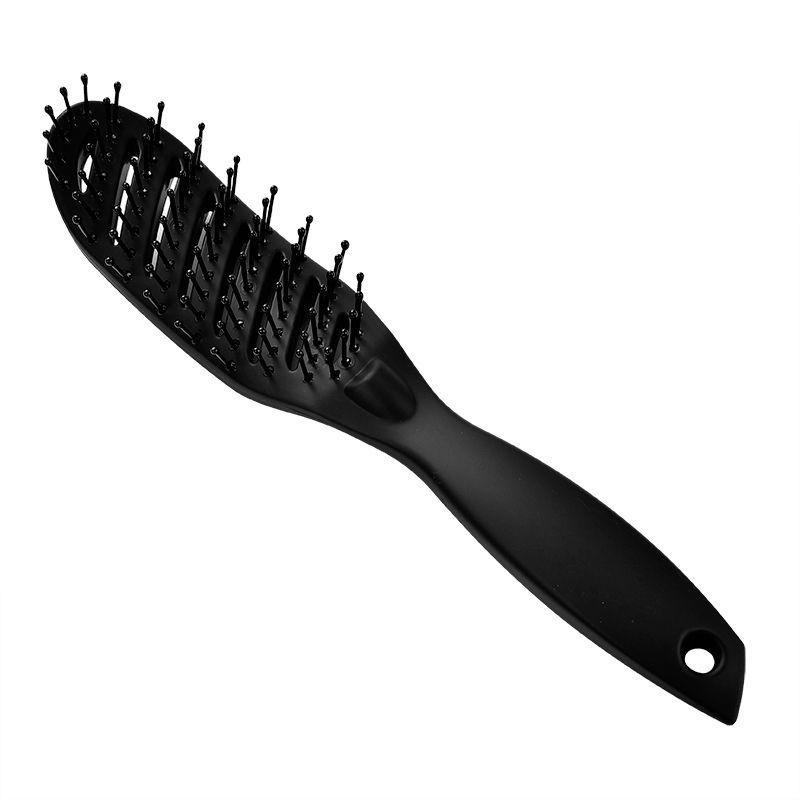 

Hairdressing Comb Smooth Hair Comb Wide Toothed Comb Pork Rib Comb One Size чорний