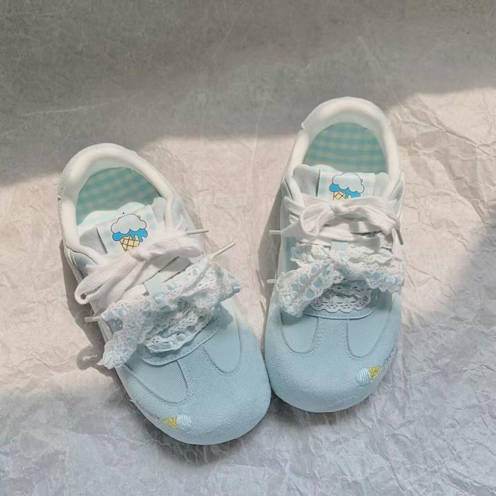 Stepping on shit feeling German training shoes women's 2025 new summer and autumn mesh breathable bread shoes one pedal lazy shoes women's board shoes