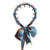 High Skull Braided Ribbon Hair Tie Headband for Daily Wear