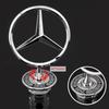 CEK1 2025 Hot Star Bonnet Badge Car Hood Front Chrome Logo Hood Marking For Mercedes Benz C E S Class W204 W205 W212 W213 W211 W220 W