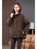 Women's 2024 Winter Hooded Fleece-Lined Parka, Plus Size, Casual, Thick Cotton Coat for Middle-Aged Moms