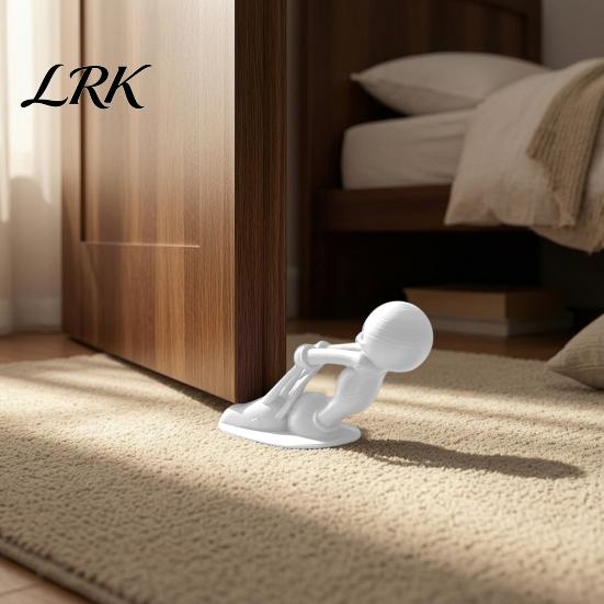 Tugging Man Door Wedge 3D Printed Doorstop, Little Stopper Wedge, Floor Anti-slip Carpet Doorstop for Home Living Room Bedroom Accessory