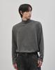 WORK ON BODY OFF Rested Semi-Overfit Turtleneck Knit [Charcoal]