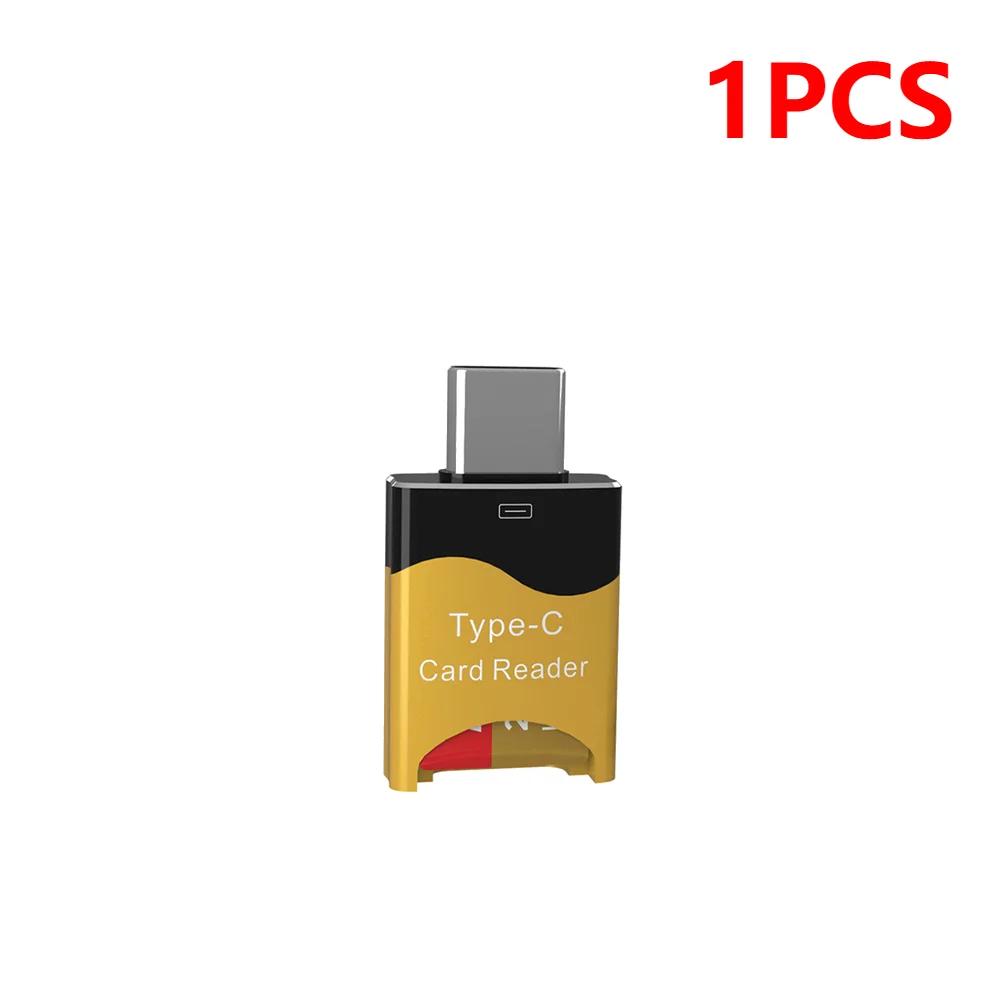 

2/1 шт. Адаптер для чтения карт Type C на Micro-SD TF OTG Смарт-картридер Адаптер USB3.0 для флэш-накопителя для iPad Huawei