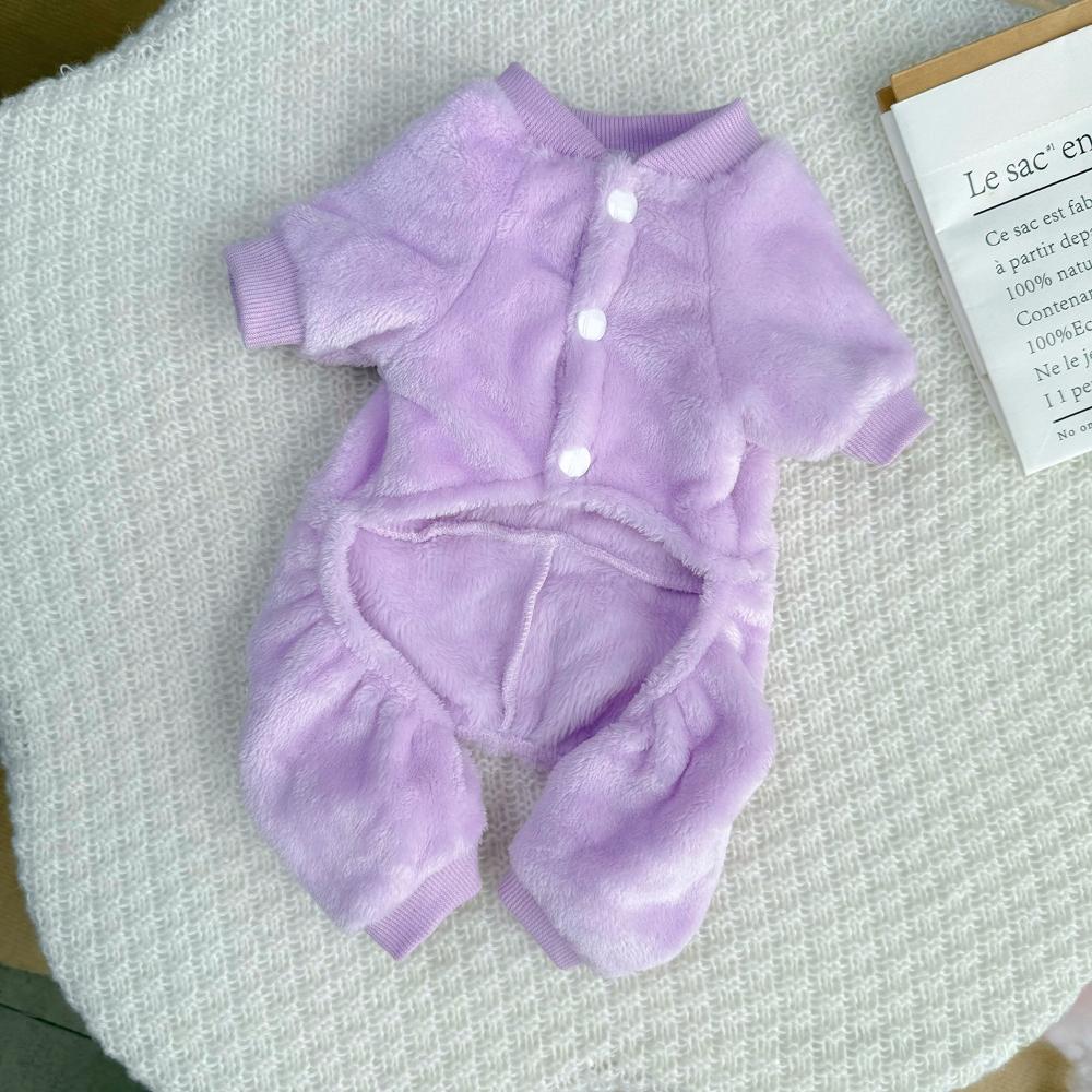 Vestiti invernali per animali domestici in pile felpato pesante caldo da esterno abbigliamento per cani gatti morbido confortevole autunnale per cuccioli cani di taglia piccola media