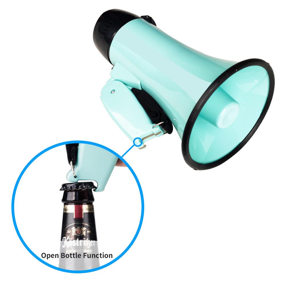 25w Portable Hand Megaphone Speaker Trumpets Recording Speaker Horn Tour Guide Speakers Open Boottle Function