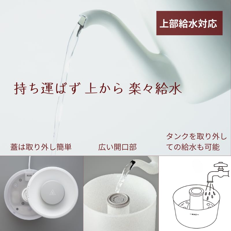 Breezera Humidifier, 1.5L, 2.5L, 4L Large Capacity, Heated Steam Humidifier, Top Fill, 3-Stage Adjustment, 7 Colors, Dry-Run Protection, Aroma Compati
