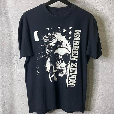Retro 1990 Warren Zevon Short Sleeve Cotton Black S-5XL T Shirt For Fans UR555 Unisex T-Shirt