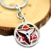 Anime Naruto Mask Keychain Uchiha Itachi Uzumaki Naruto Alloy Car Keychain Bag Pendant Key Ring Boys Girls Cosplay Accessories