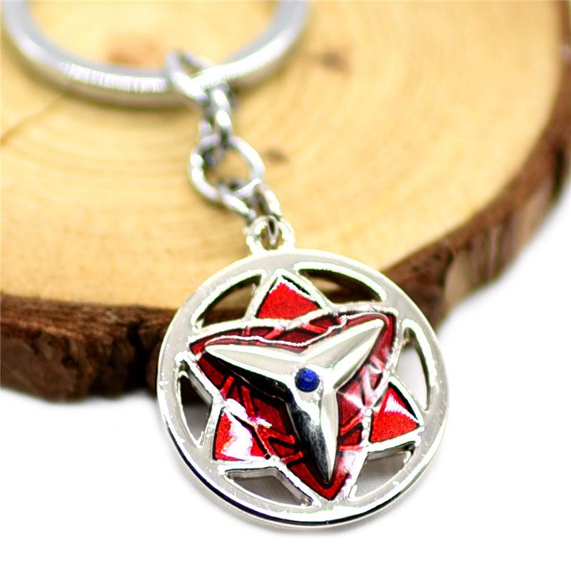 Anime Naruto Mask Keychain Uchiha Itachi Uzumaki Naruto Alloy Car Keychain Bag Pendant Key Ring Boys Girls Cosplay Accessories