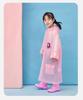Kids' Academy Style Cartoon Raincoat with Invisible Backpack Feature