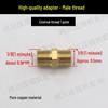 Complete Oil-Free Air Compressor Accessory Set: Right Angle Copper Pipe Connector Plug