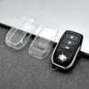 Black Transparent Key Fob Case Cover for Toyota for Sienna for Venza for Hilux Car Key Case Modification Accessories