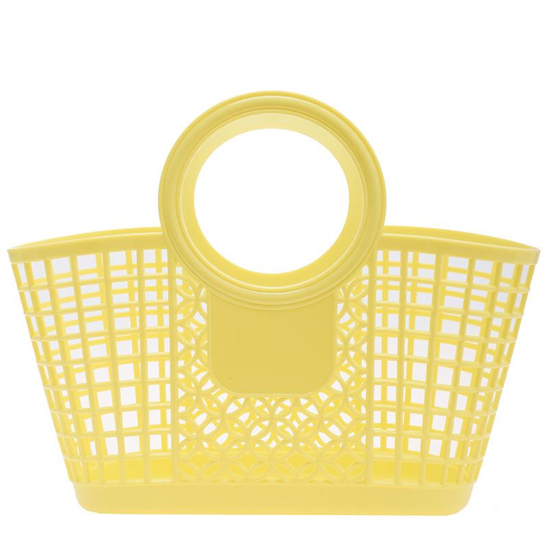 Hollow vegetable basket bag storage basket shopping basket pvc washing basket gift basket