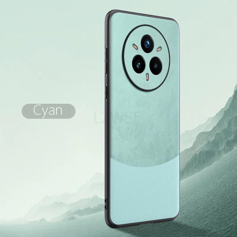 Cases For Realme 14 Pro Plus Luxury Silicone Leather Color Blocked Phone Cover For Realme14 Pro+ 5G Shell Shockproof Bumper