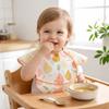 Sleeveless Design Waterproof Baby Bib Oil-resistant Material Full Body Cover Bib  Toddler Feeding