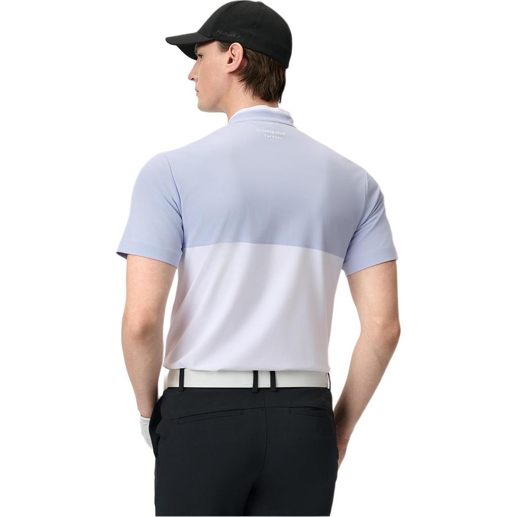 FILA Golf Series SS25 Soft Comfortable Skin-Friendly Short Sleeve T-Shirt Men Tops Light-Lavender A11M525129F-PR