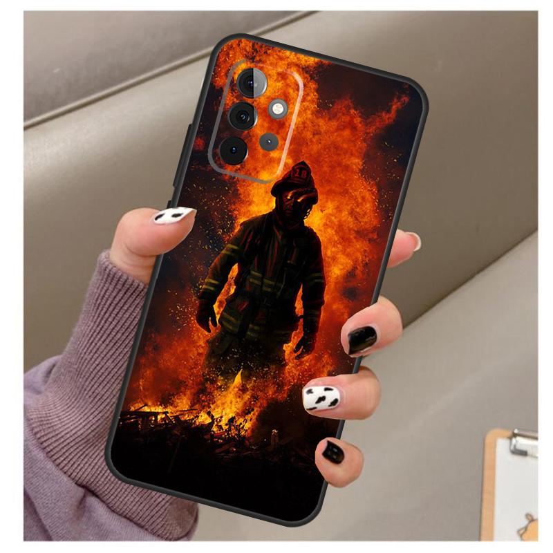 Héroes Bomberos Estuche Bombero Para Samsung Galaxy A56 A16 A26 A36 A06 A52 A53 A33 A13 A34 A54 A14 A15 A35 A55 A22 A32