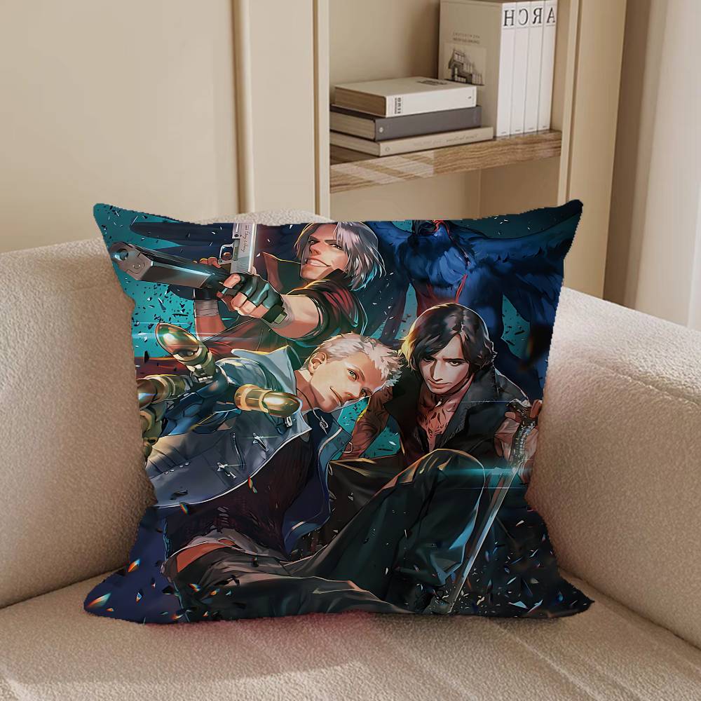 D-Devil May CryS Cushion Cover Decorative Pillow Sofa Home Decor Case Pillow Cases