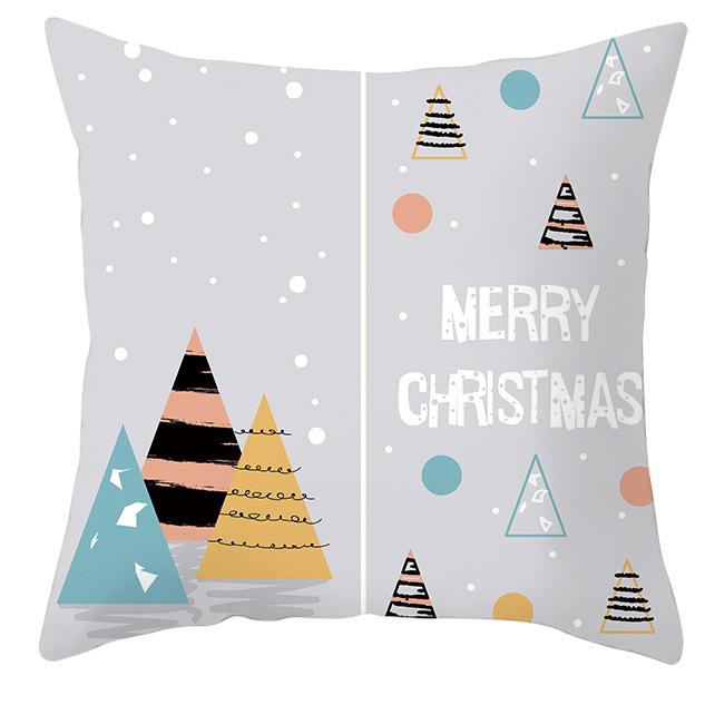 New Christmas Pillowcase Small Fresh Christmas Tree Home Cushion Cover