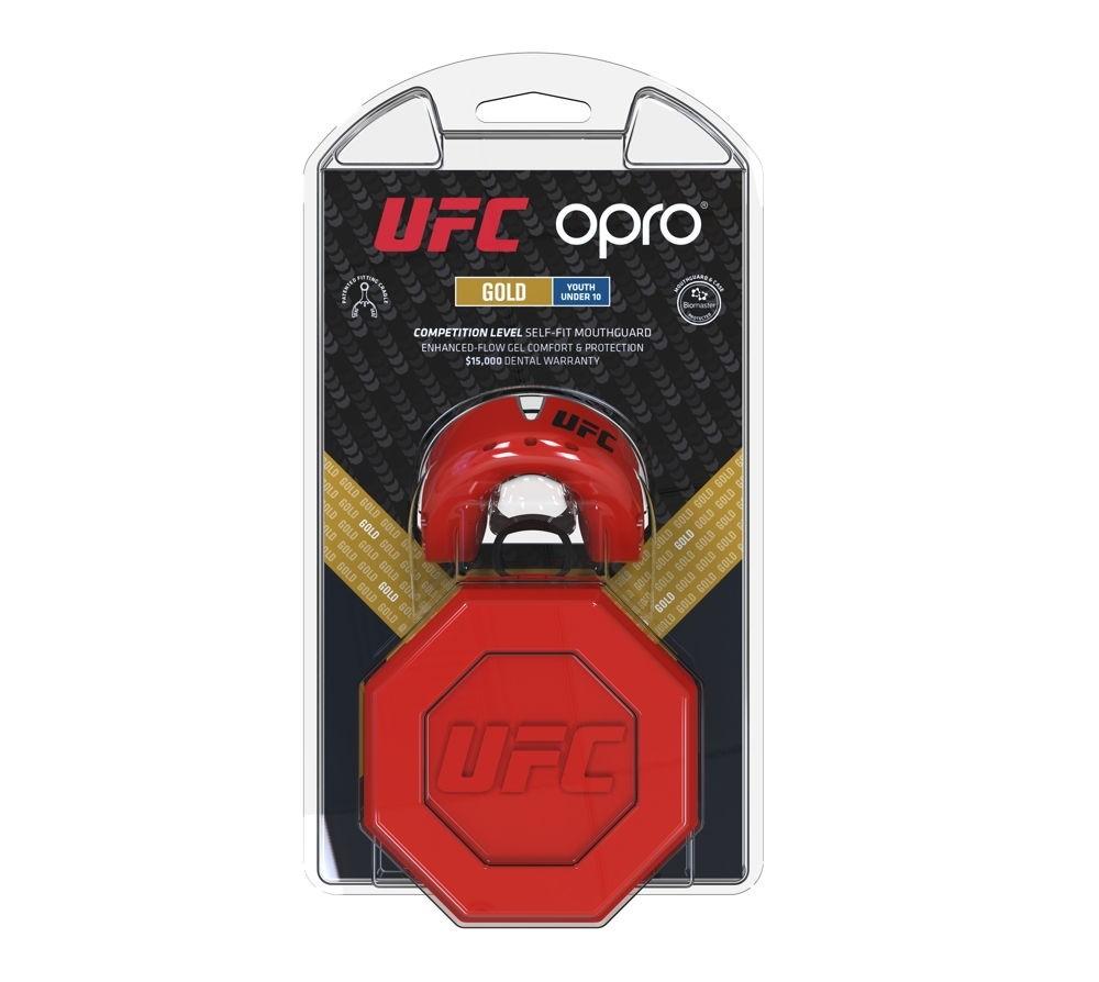 Opro Kids Mouthguard UFC Gold Red