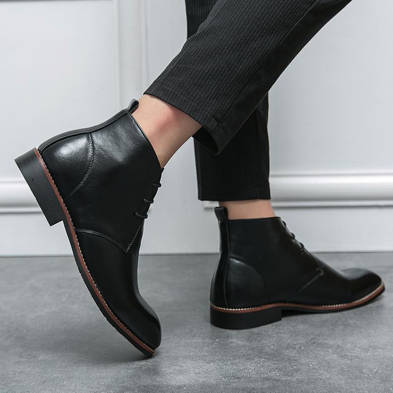 Мужские повседневные ботинки для мотоциклистов — фото 20