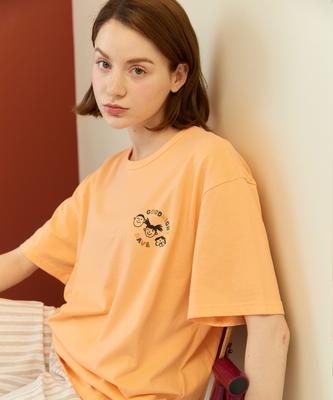 Gusnaisdeibeu Women'S Dave Signature T-Shirt Neon Orange