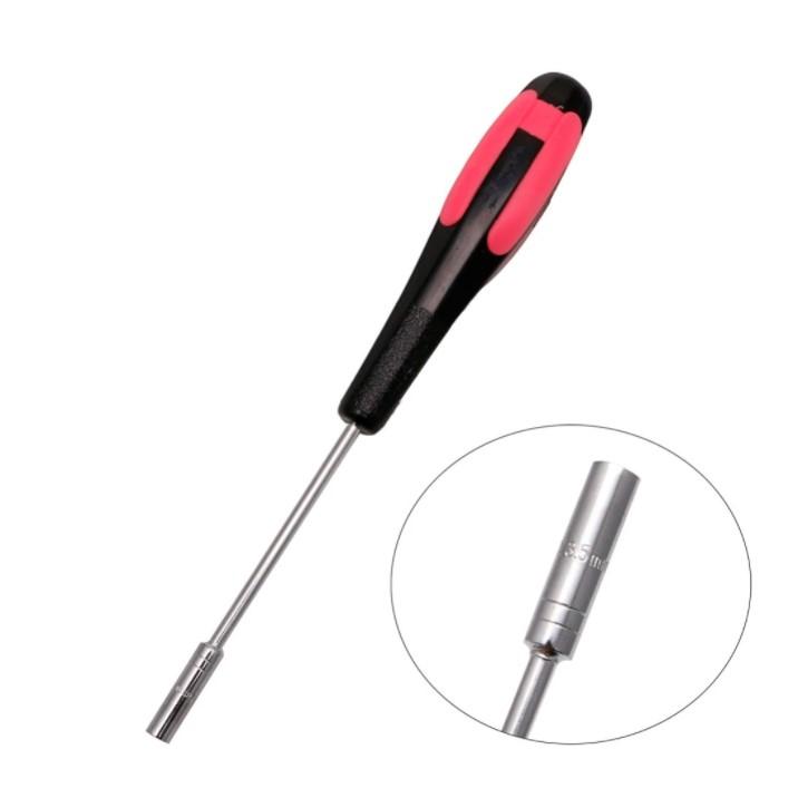 Nut Key Hex Screwdriver 1Pc Anti-slip Hollow Shaft Magnetic Bit Driver Wrenche Hex Nut Repair Tool Mini Handle Socket