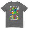 Its Ok To Be Different Dabbing Puzzle Autism Awareness Kids TShirt