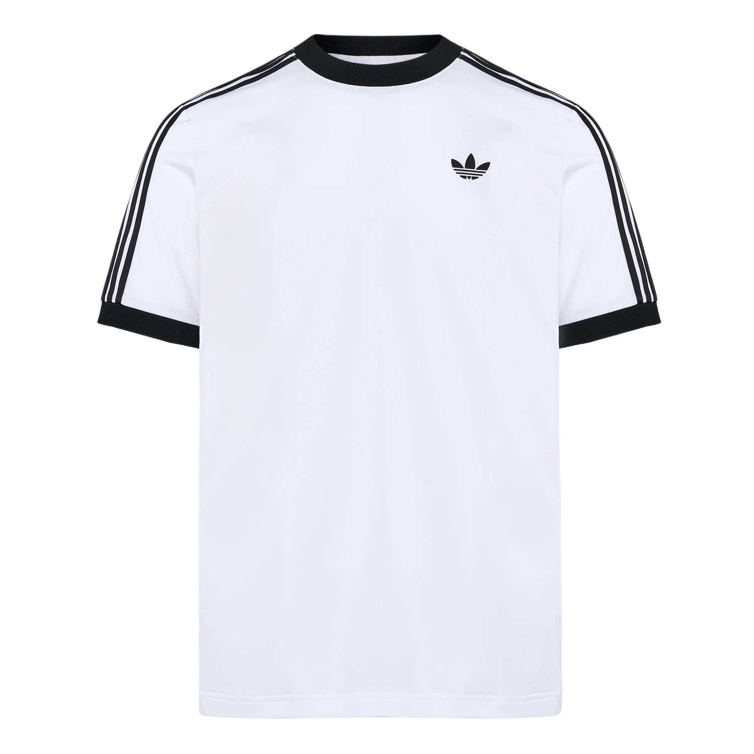 Adidas Originals Теннисная Спортивная Футболка с Коротким Рукавом в Полоску Color Block Унисекс Топы LD6445 S