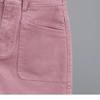 2026 Summer Women's High-Waisted Pink Denim Shorts, Age-Reducing Loose Straight Wide-Leg A-Line Hot Pants