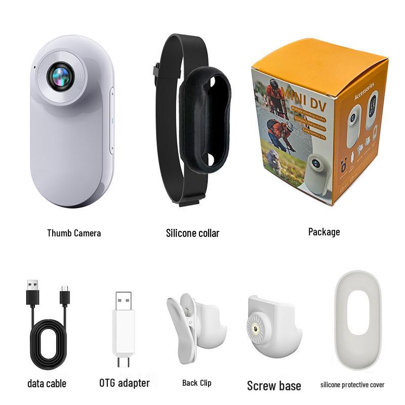 1080P Thumb Sports DV Camera: Portable Outdoor Cycling & Pet Action Dash Cam