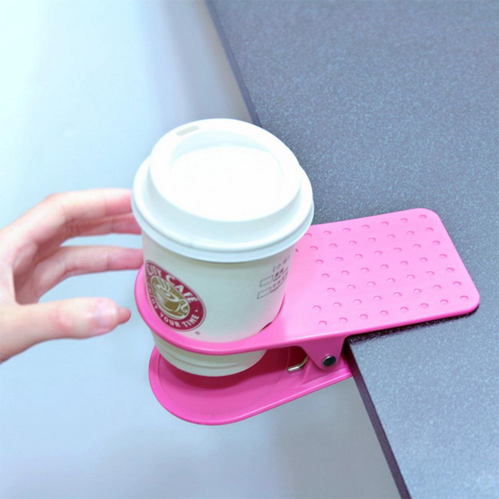 New Arrival Office Table Desk Drink Coffee Cup Holder Clip Drinklip