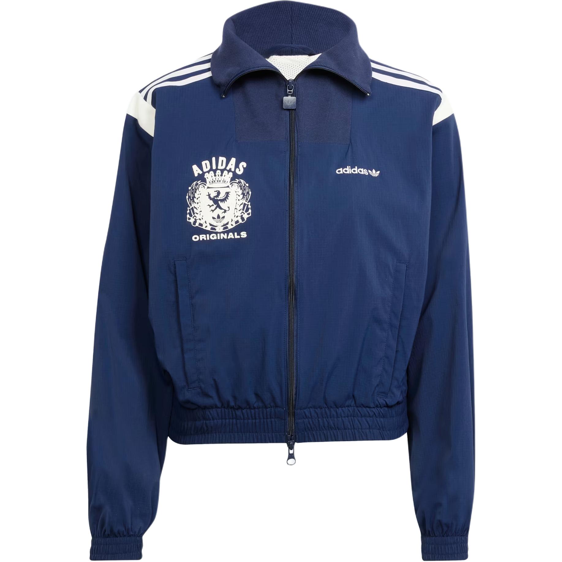 

Куртка с длинным рукавом с логотипом Adidas Originals Женская куртка темно-синяя JY2809 M