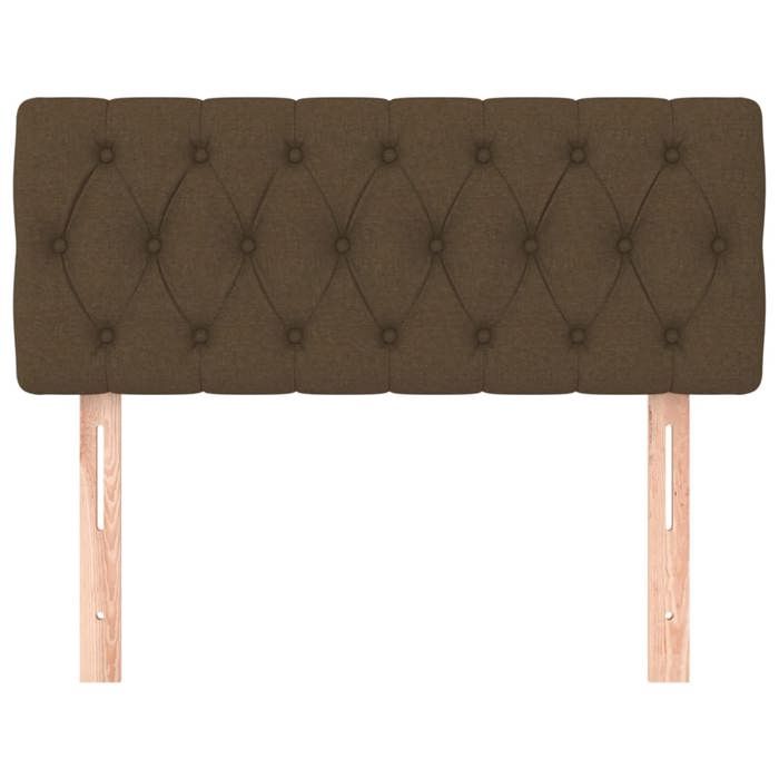 VidaXL Headboard Bedroom Furniture Bed Accessory Single Bed Headboard Interior Dark Brown 346315