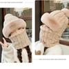 Winter Winter Ear Protection Mask Integrated Hat Outdoor Thickened Cycling Fleece Windproof Cycling Scarf Warm Baotou